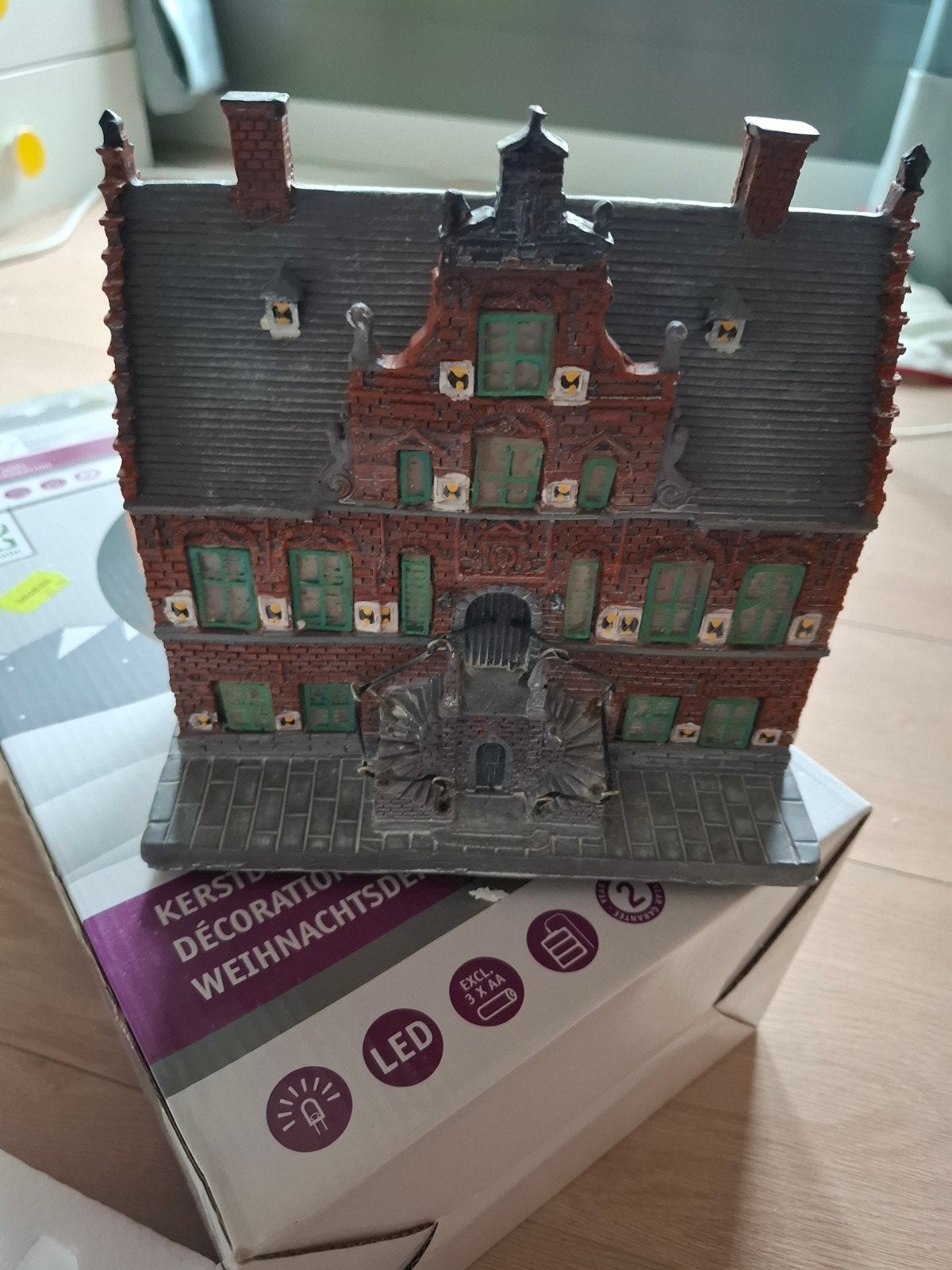 Intratuin kersthuisje, Ophalen of Verzenden, Gebruikt