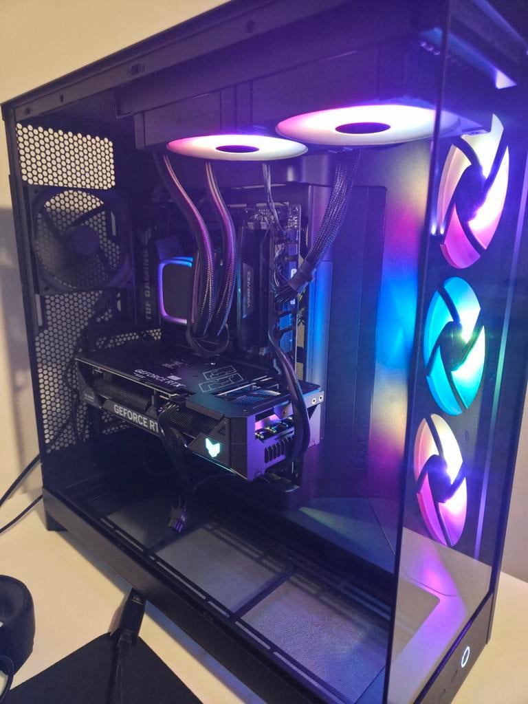 Gaming PC:  9800X3D, RTX 4070, Ophalen, 32 GB, Virtual Reality, Gaming PC