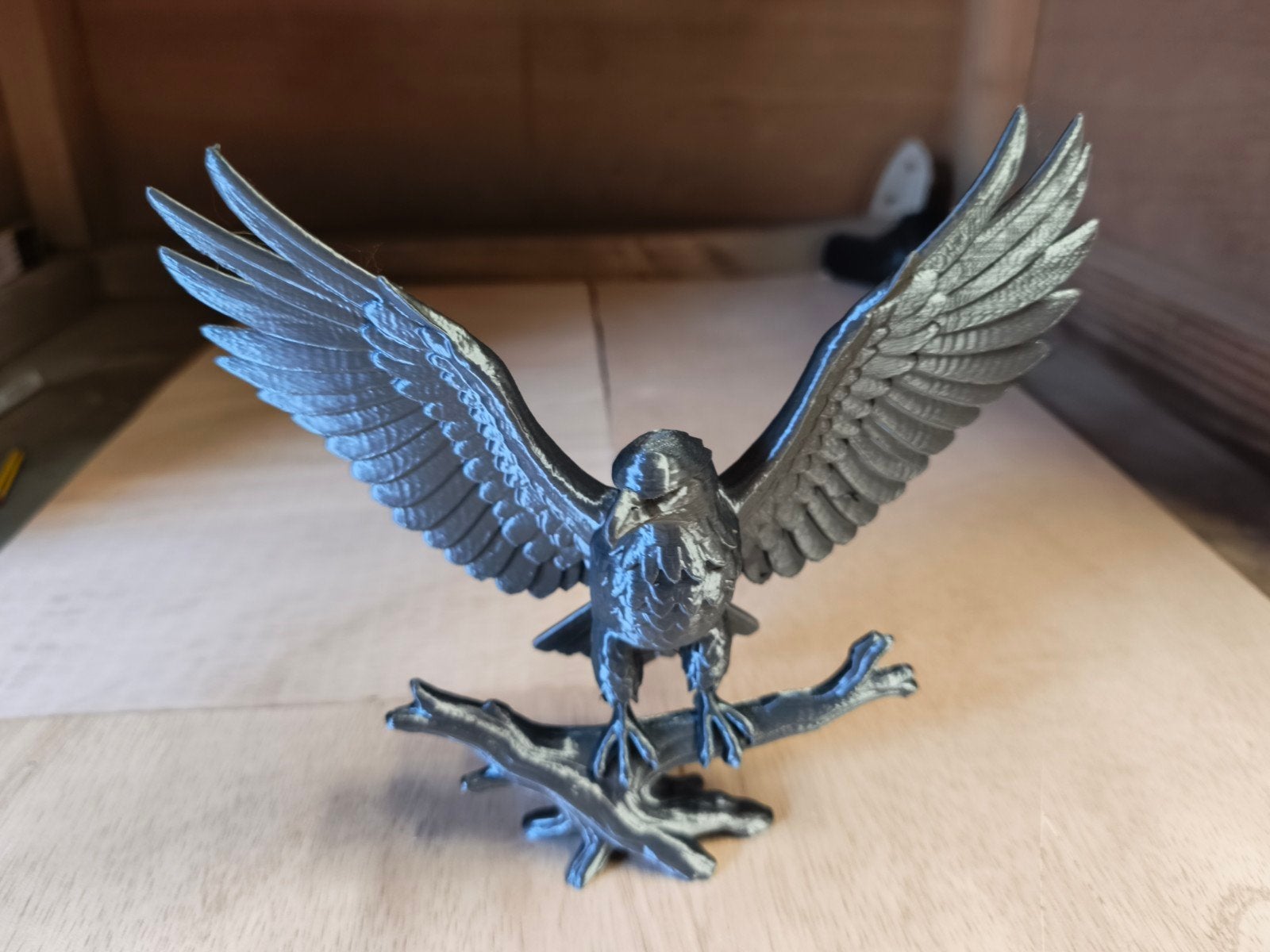 Zilverkleurige 3D geprinte havik ken en Fenix., Ophalen, Overige typen