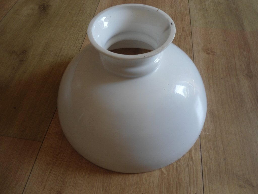 Melkglazen lampenkap wit glas, Antiek en Kunst, Antiek | Lampen, Ophalen of Verzenden