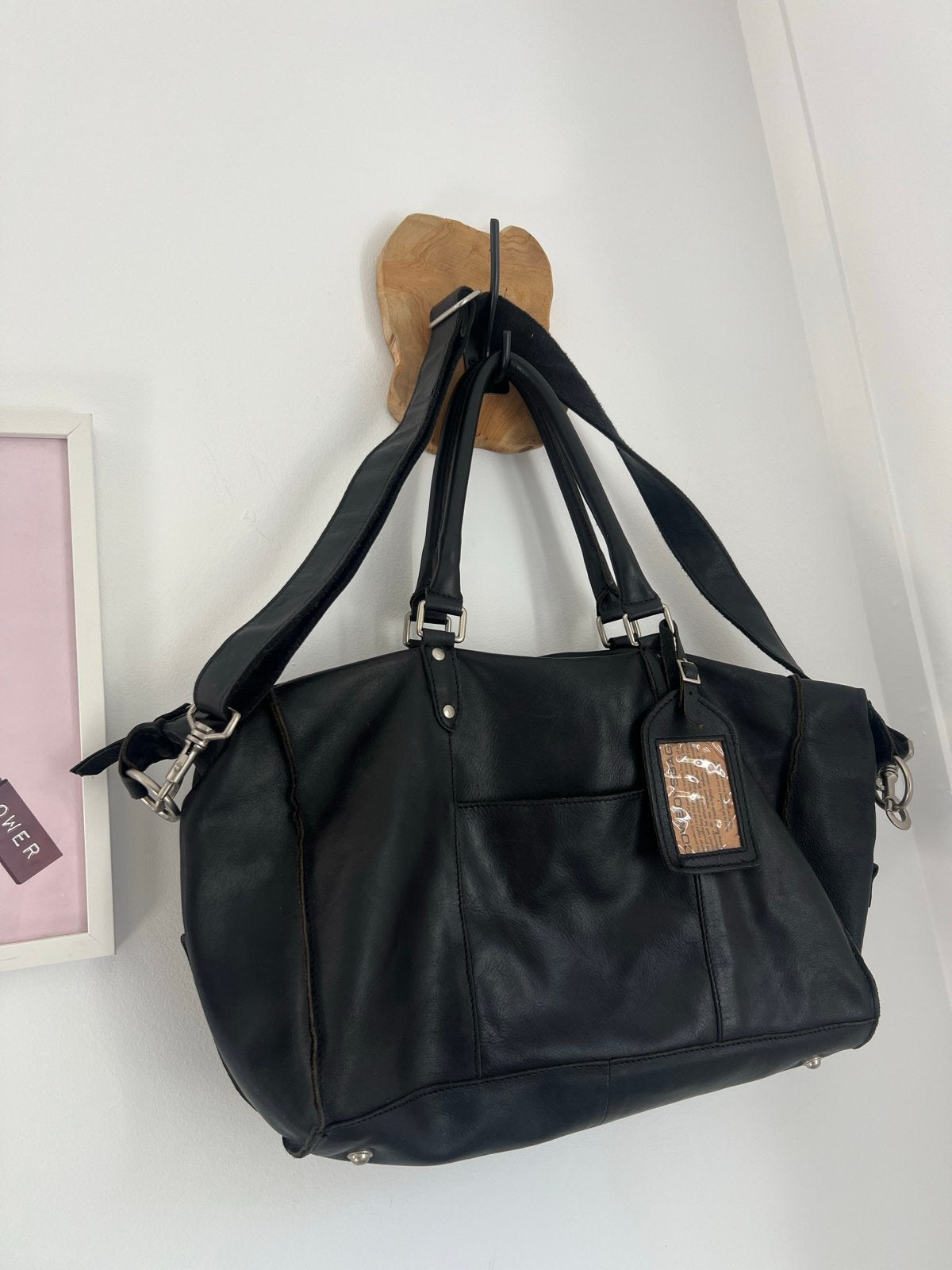 Cowboysbag Stonehaven Leren Tas - Weekendtas/Luiertas, Eu, Eu, Schoudertasje, Zwart