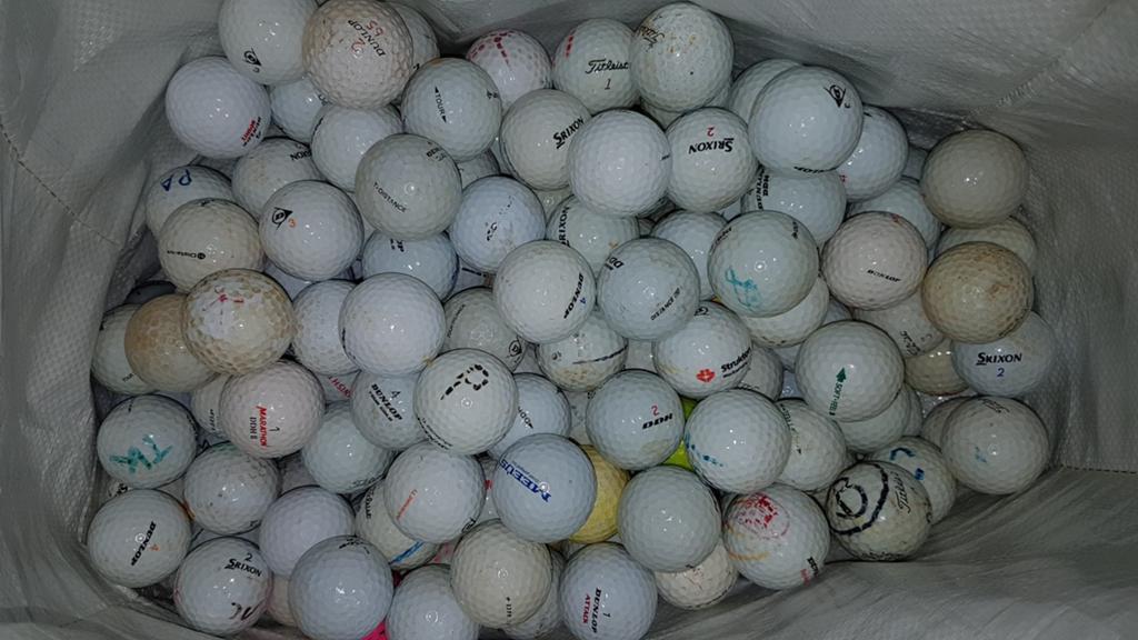 Golfballen Spalding, Dunlop, Titleist en Srixon, Ophalen, Bal(len)