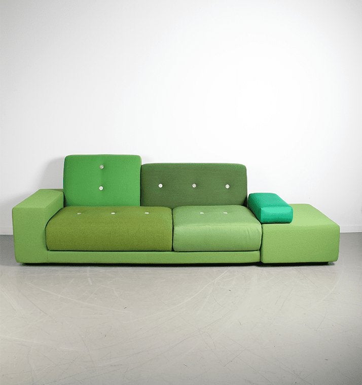 Vitra Polder Sofa Groen Stof, Huis en Inrichting, Niet ingevuld, Zo goed als nieuw, Niet ingevuld, Niet ingevuld