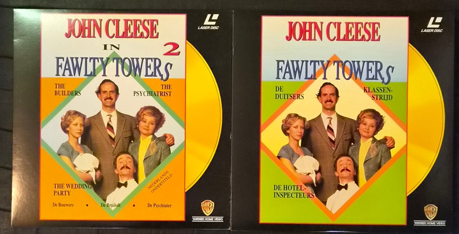 Fawlty Towers 1&2 op Laserdisc, Engels, Alle leeftijden, Nederlands, Ophalen of Verzenden