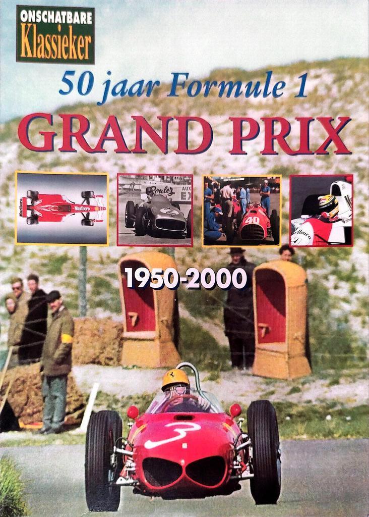 50 jaar formule 1 GRAND PRIX 1950-2000 in goede staat, Ophalen of Verzenden, Zo goed als nieuw, Ed Heuvink / Jan Haakman, Overige sporten
