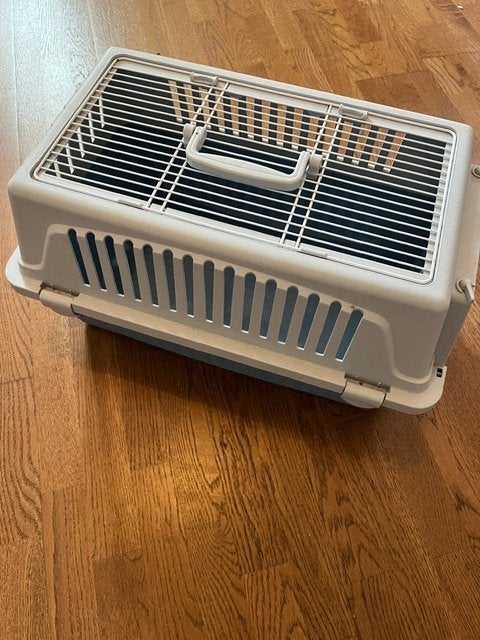 Vervoersbox katten en kleine honden, Ophalen, Gebruikt