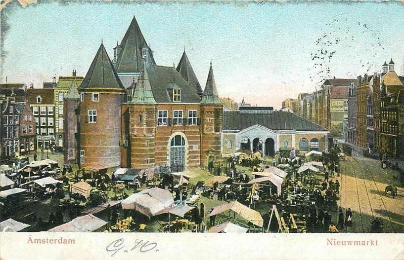 377-481-025 Amsterdam Nieuwmarkt, Verzenden, Voor 1920, Noord-Holland