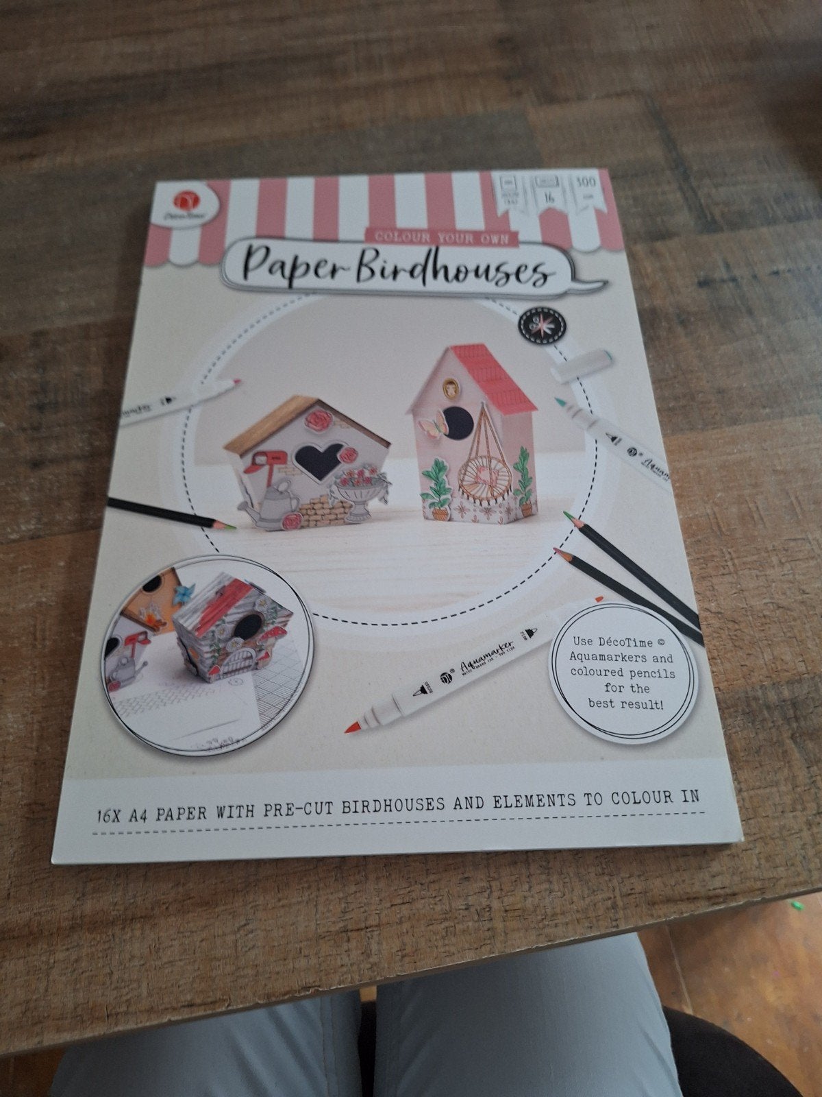 Knutselset: Mini Huisjes om zelf te kleuren en te bouwen, Gebouwen, Nieuw, Meerkleurig, Ophalen of Verzenden