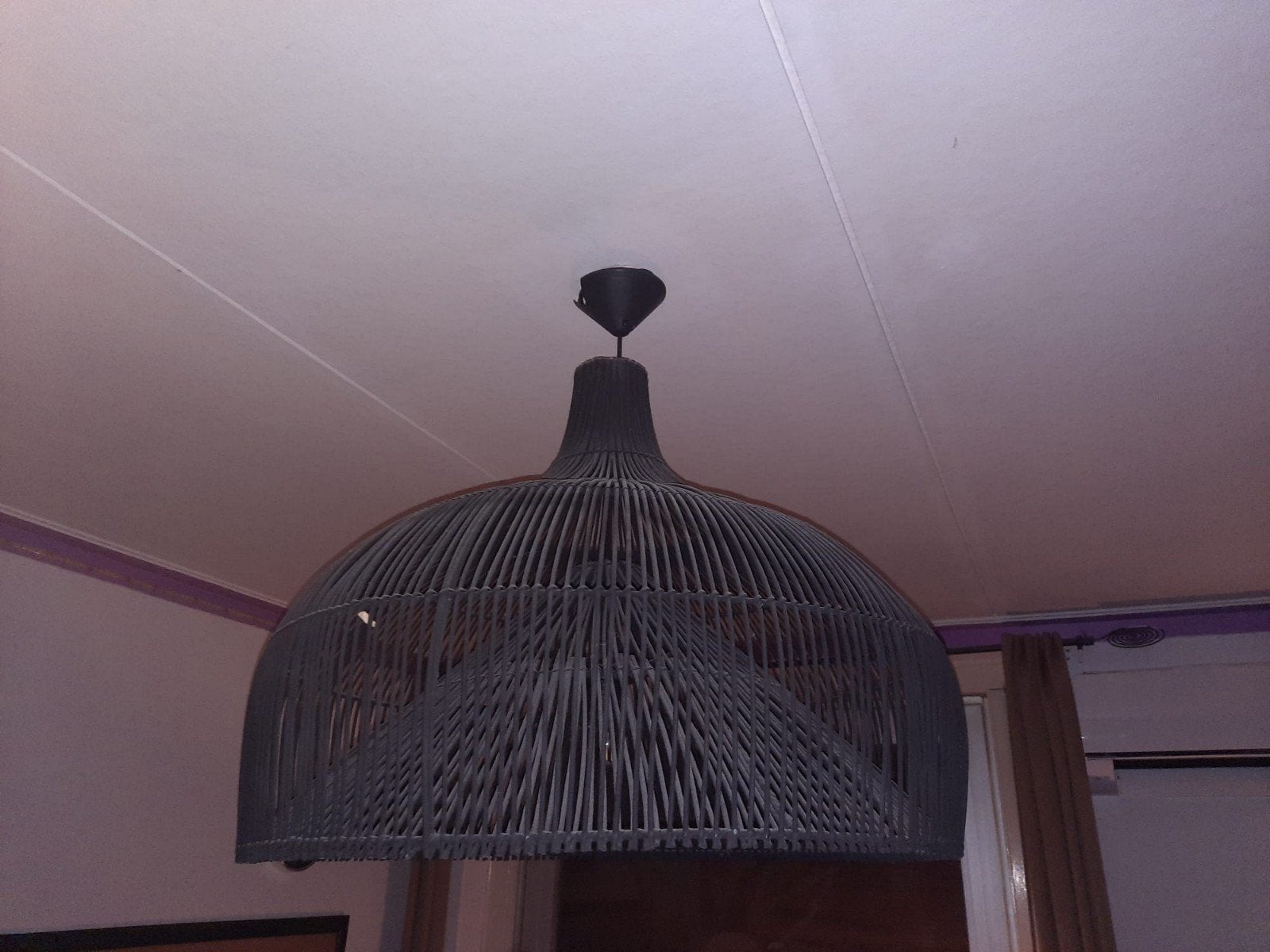 Woonkamer lamp, Ophalen, Gebruikt, Hout, 50 tot 75 cm