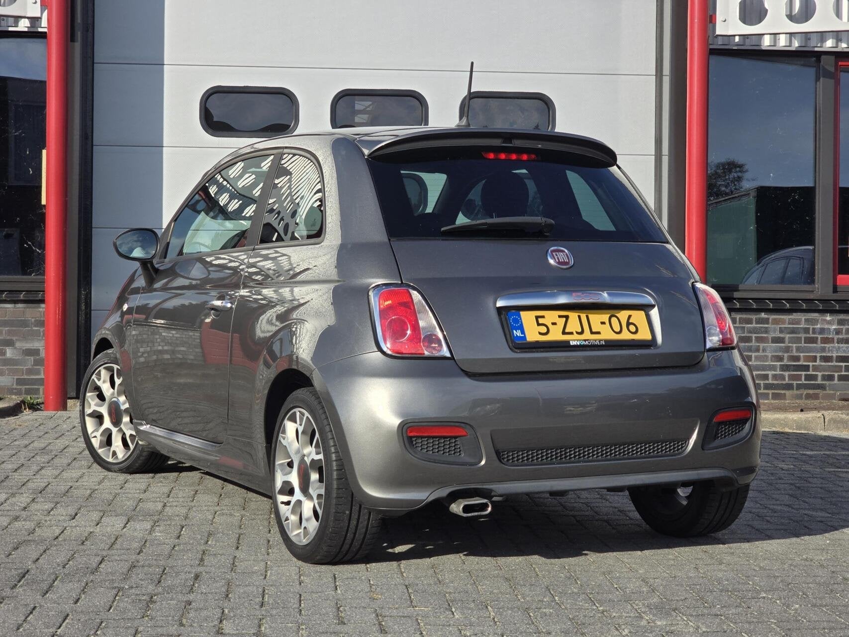 Fiat 500 0.9 TwinAir Turbo 500S Xenon/Clima/Sportstuur/LMV, Voorwielaandrijving, Stof, Gebruikt, 905 kg