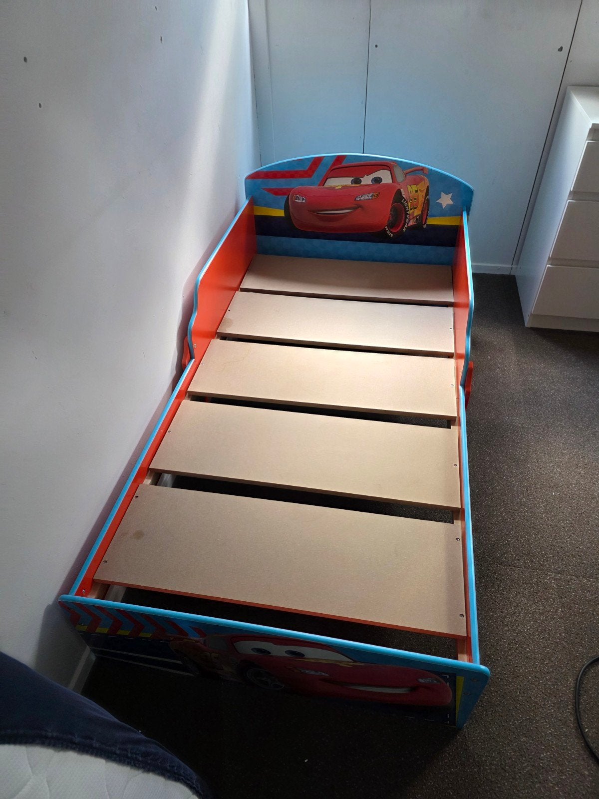 cars bed, Ophalen, Gebruikt, Peuterbed cars, 190 cm of minder