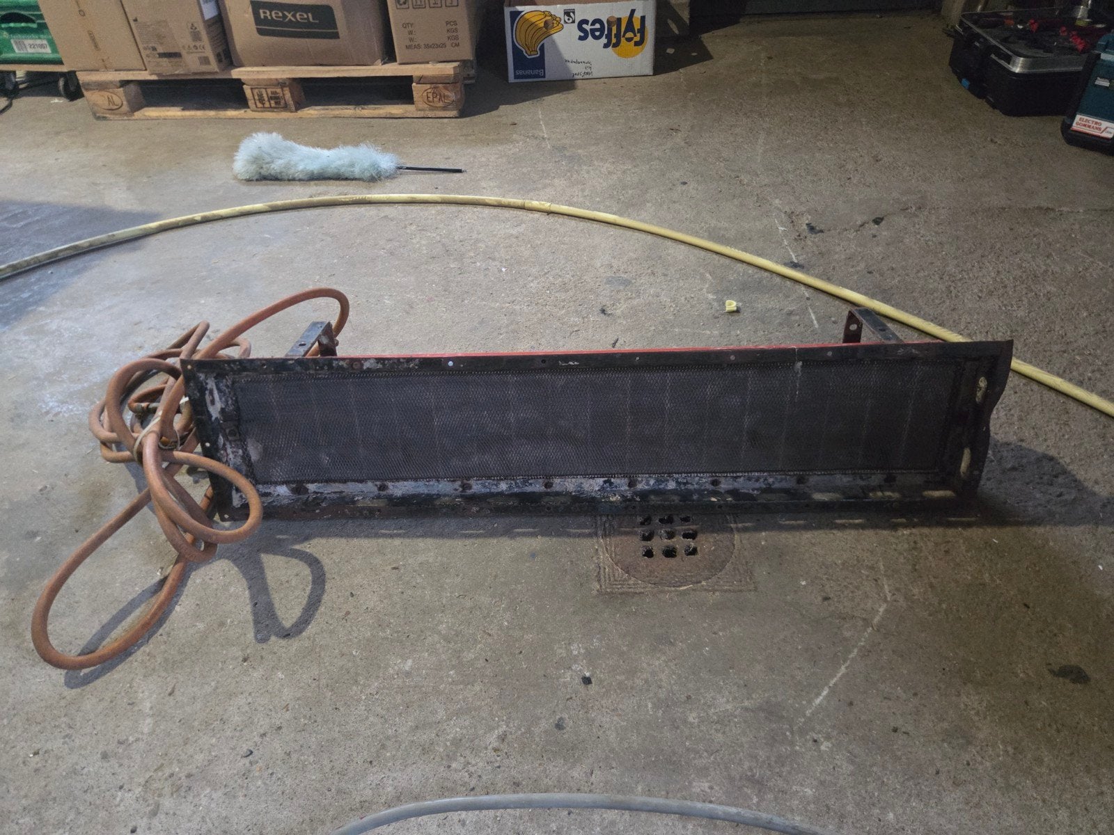 gas heater, Ophalen