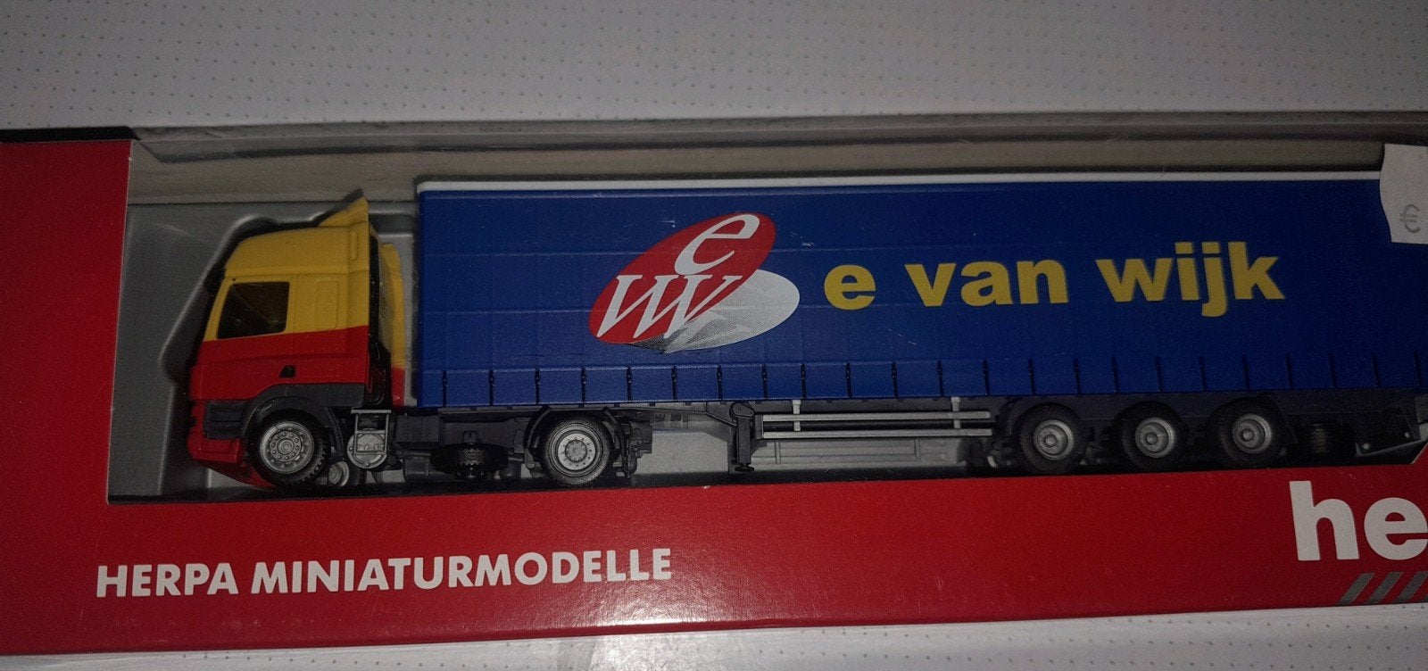 e van wijk, Ophalen of Verzenden, Zo goed als nieuw, Bus of Vrachtwagen, Herpa