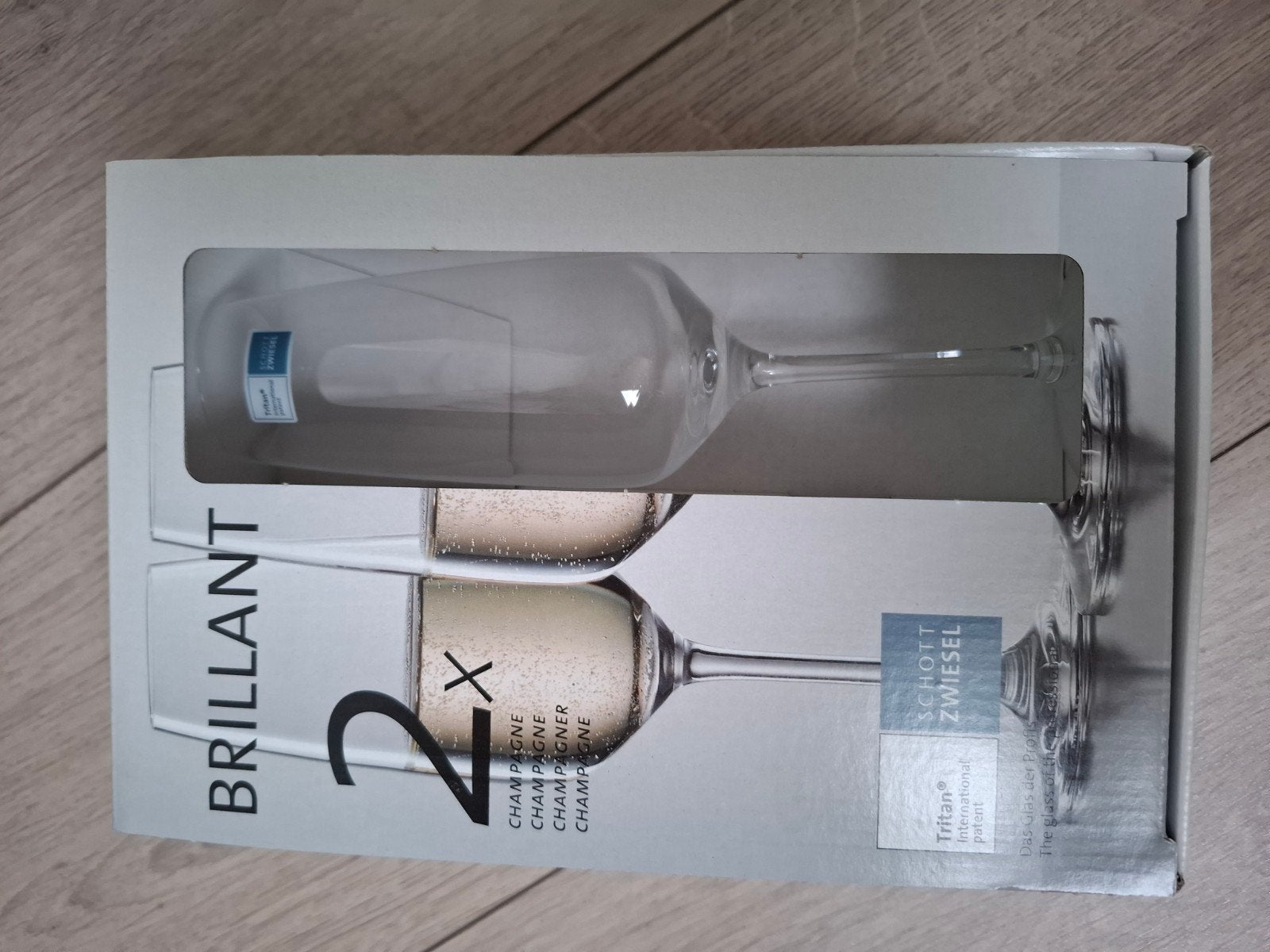 Schott Zwiesel champagneglazen brillant, Ophalen, Nieuw, Glas, Overige stijlen