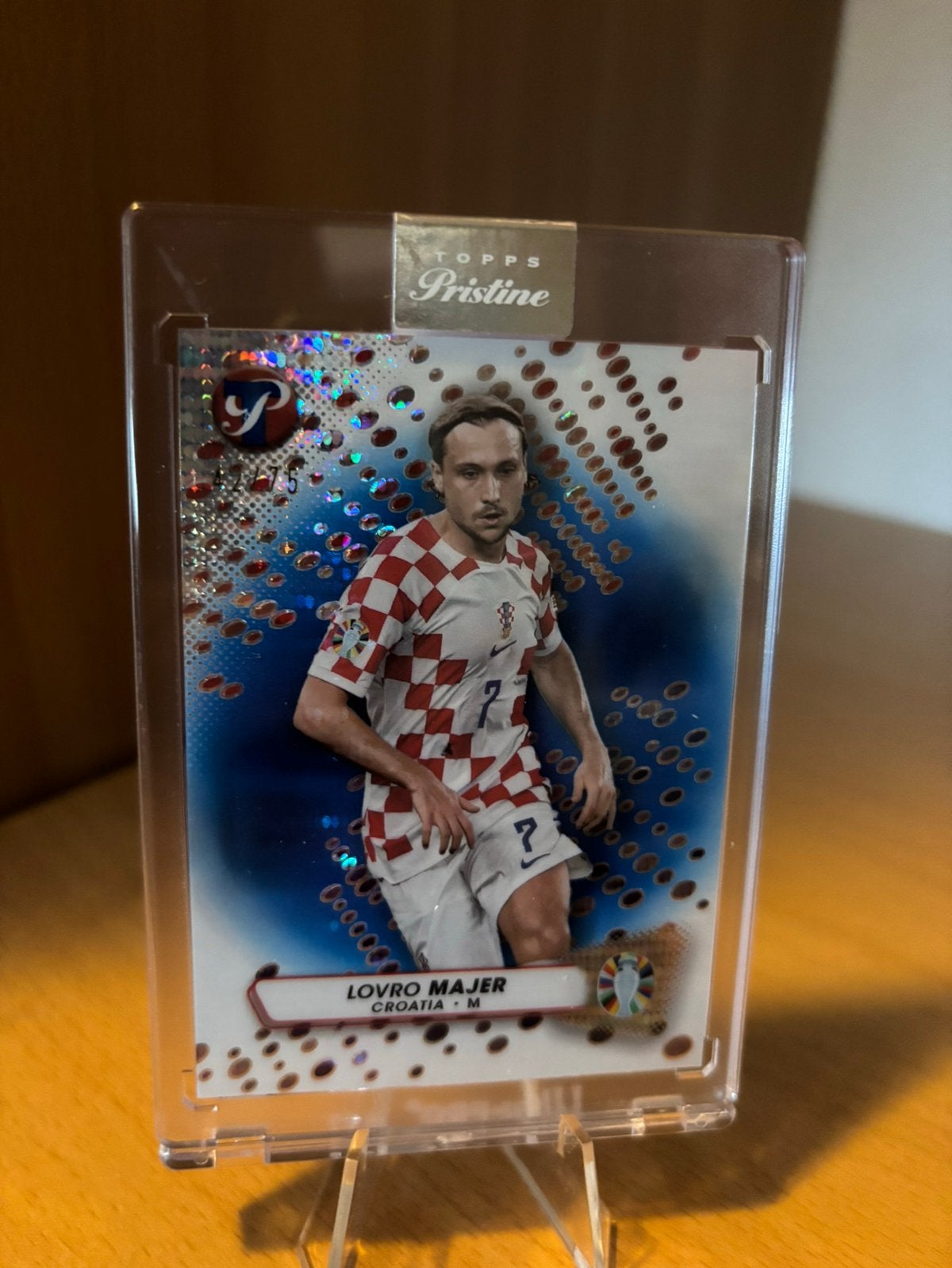 Lovro Majer - /75 - Kroatie - Topps Pristine, Verzamelen, Ophalen of Verzenden, Zo goed als nieuw, Buitenlandse clubs, Spelerskaart