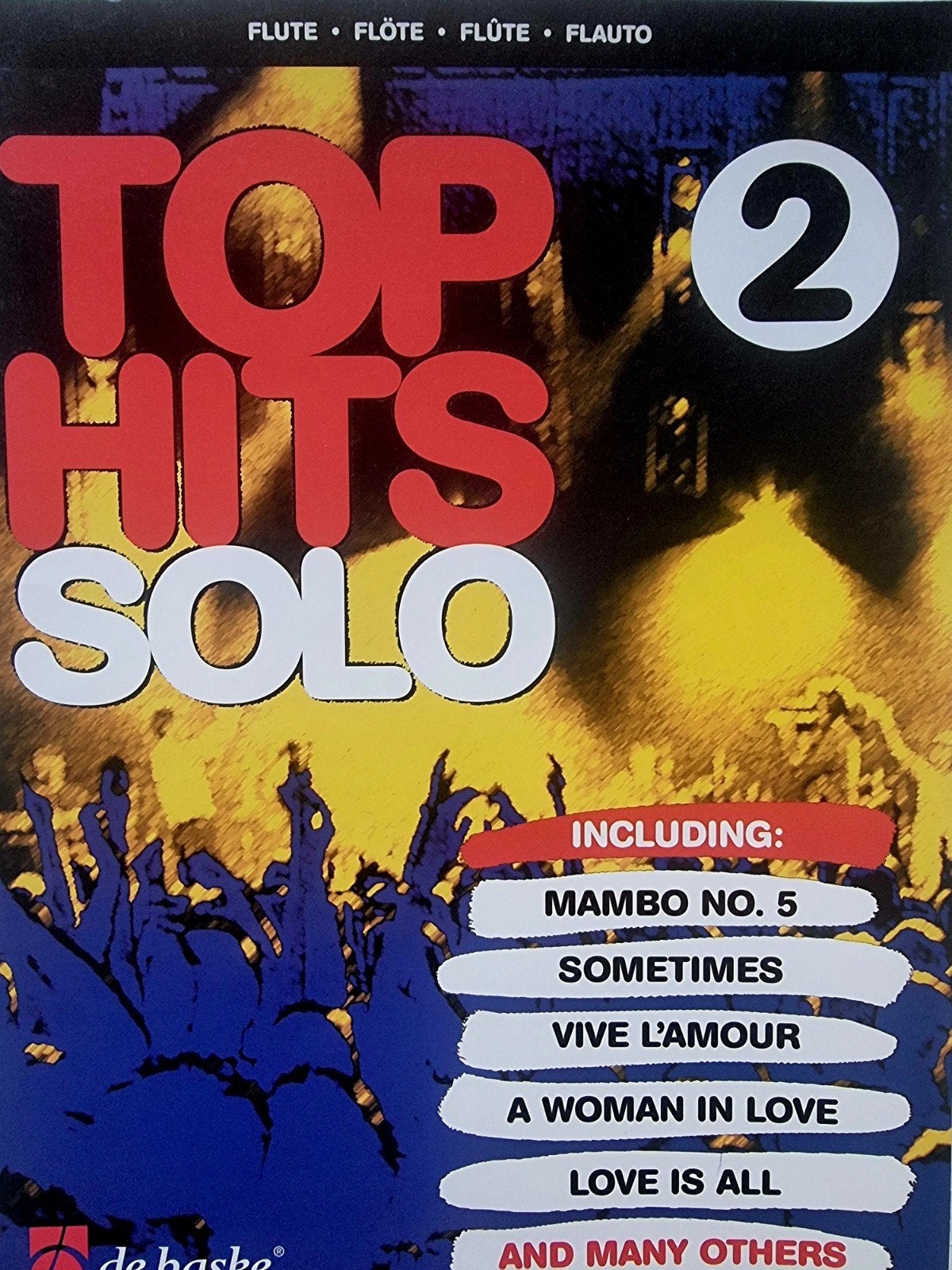Top Hits Solo 2 - Fluit bladmuziek. Fl20, Gebruikt, Verzenden, Dwarsfluit of Piccolo, Thema