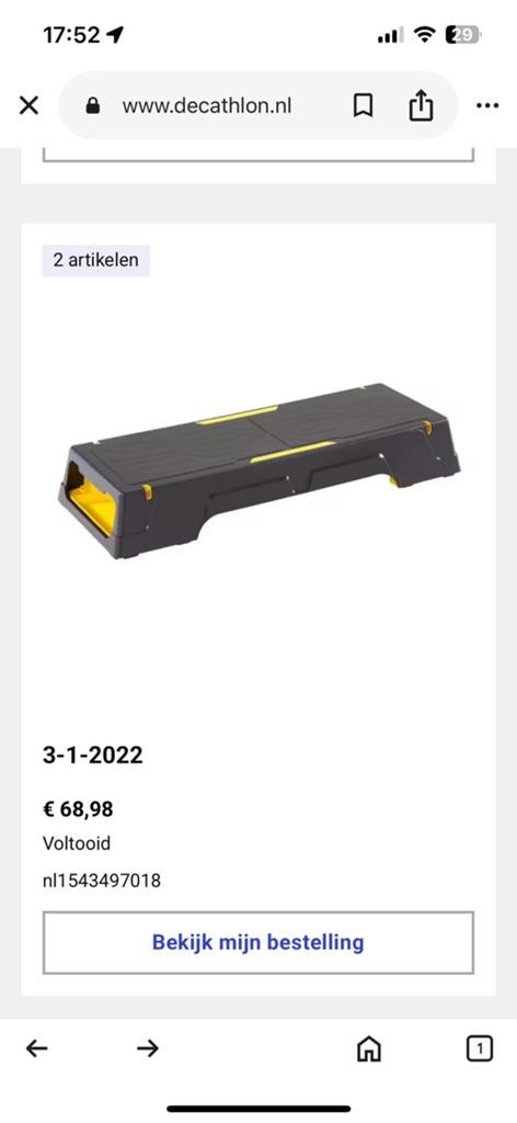 Stepbank Domyos ( nieuw), Ophalen, Nieuw