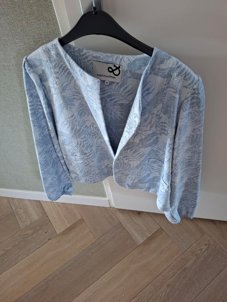 &Co Woman Jasje NIEUW maat xl, Blauw, Maat 46/48 (XL) of groter, &Co Woman, Nieuw