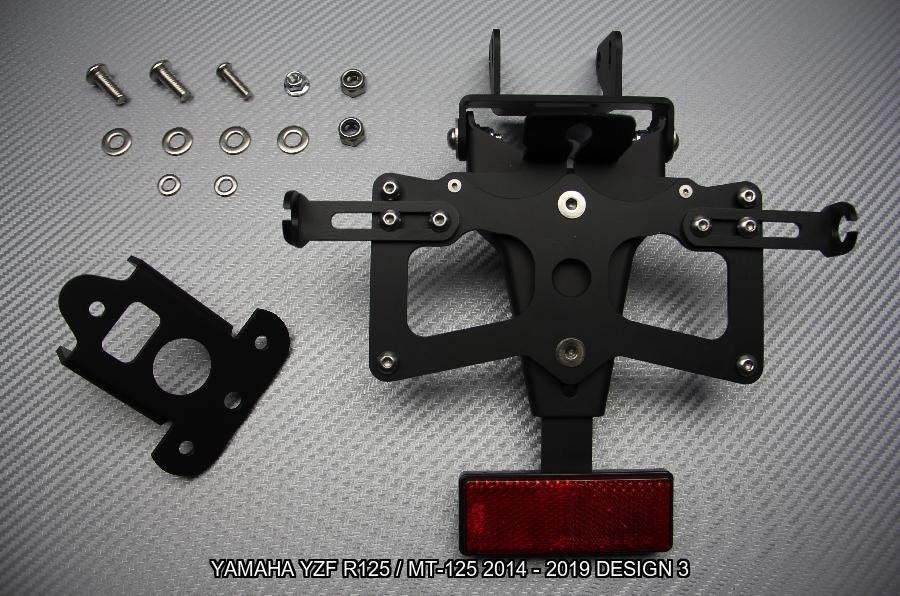 Korte Kentekenplaathouder YAMAHA YZF R125 / MT-125 2014 2019, Ophalen of Verzenden, Nieuw