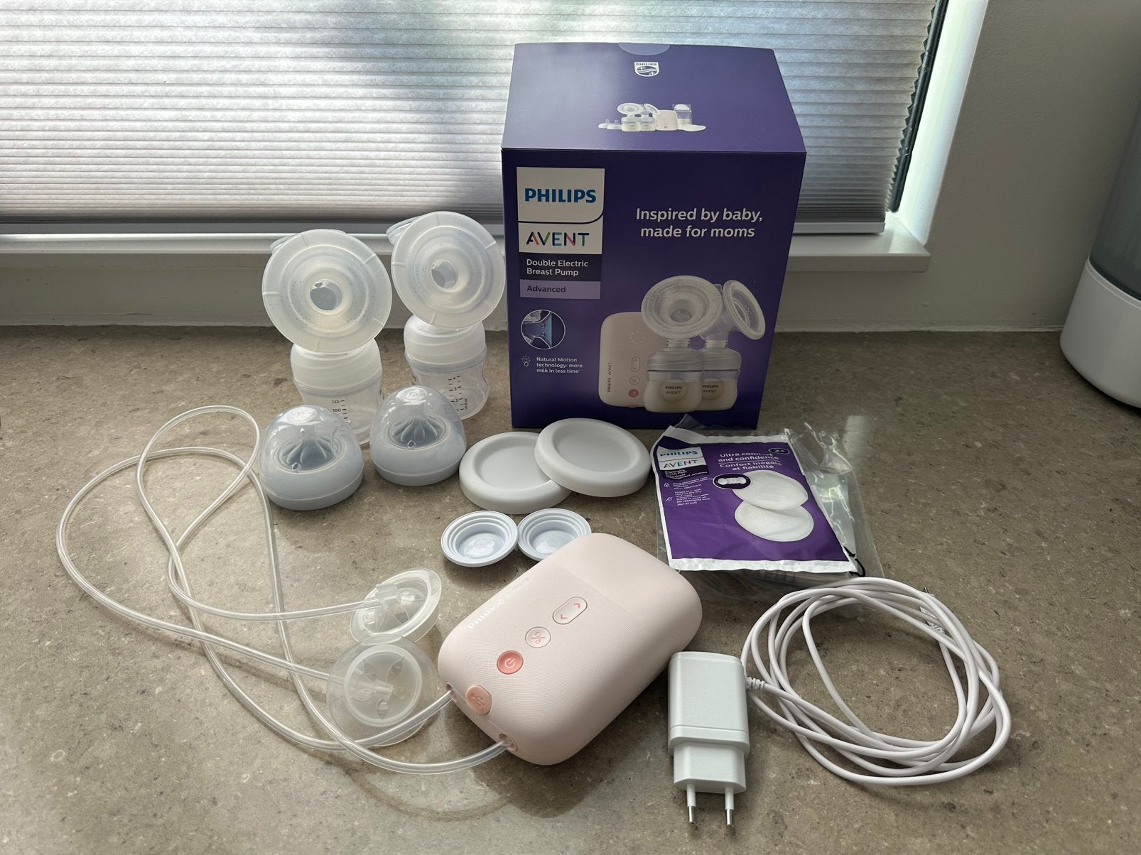 Philips Avent Dubbele Elektrische borstkolf - SCF397/31, Ophalen of Verzenden, Nieuw, Borstkolf