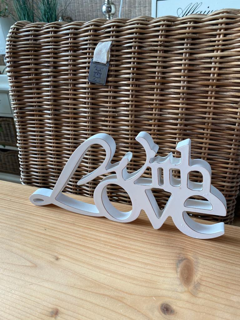 Rivièra Maison With love sign, Huis en Inrichting, Woonaccessoires | Tekstborden en Spreuken, Ophalen of Verzenden, Zo goed als nieuw