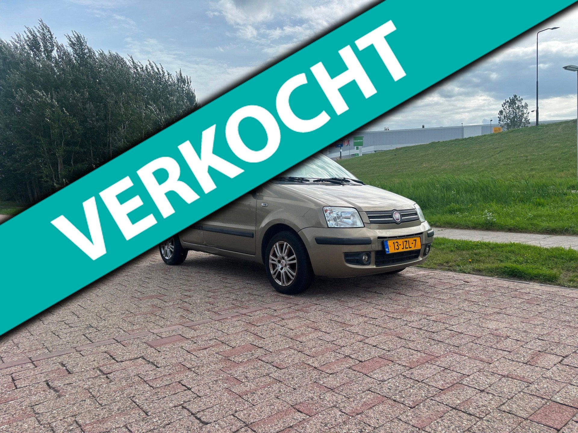 Fiat Panda 1.2 Emotion, Auto's, Fiat, Gebruikt, 1242 cc, 840 kg, Beige