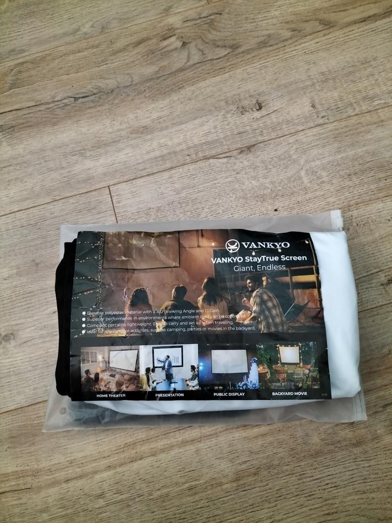 VANKYO StayTrue projectiescherm in verpakking en zgan, Ophalen of Verzenden, Zo goed als nieuw