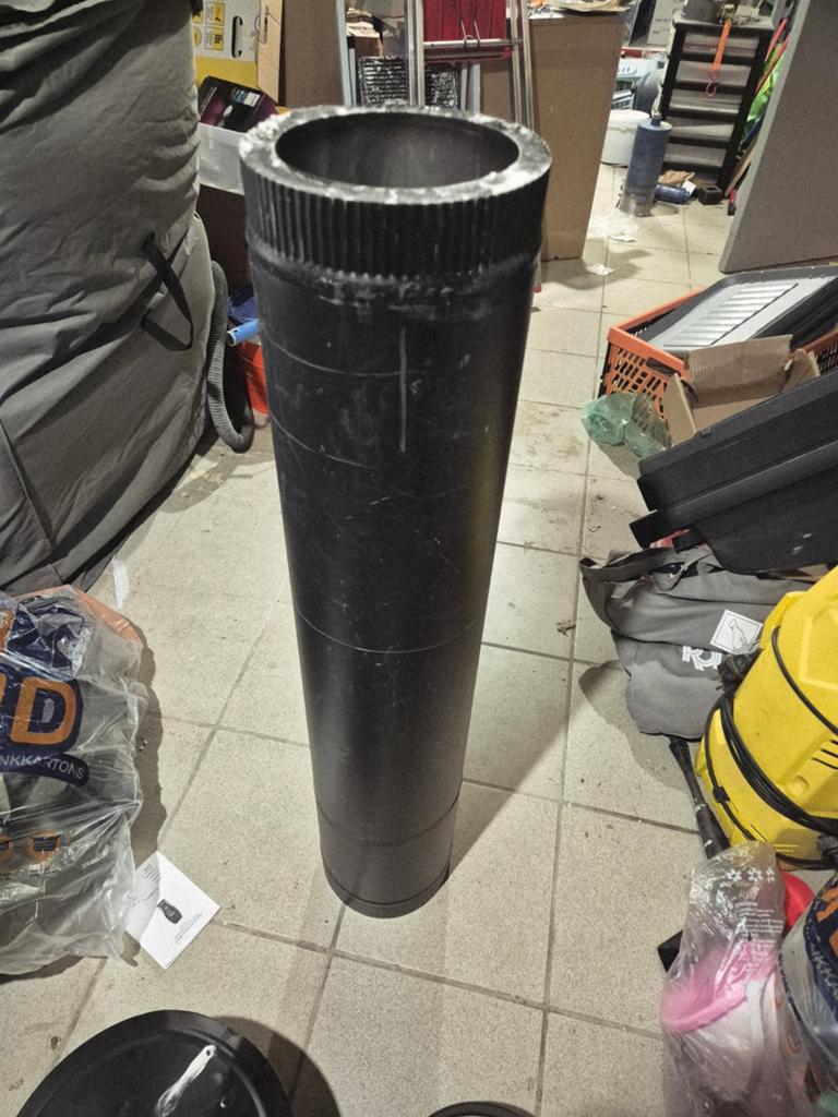 Schoorsteen met trekkap plus overgang naar ew 150mm inw., Ophalen, Zo goed als nieuw
