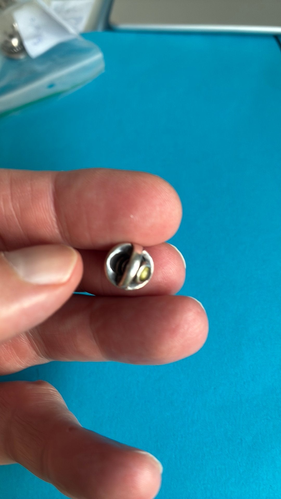 925 zilver bedel pandora, Gebruikt, Pandora, Ophalen of Verzenden, 1 bedel