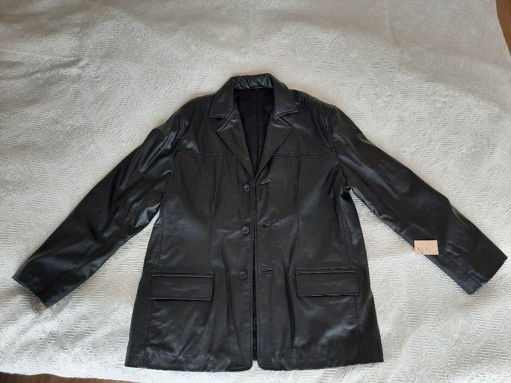 leerjas, maat xxxl, zwart, nieuw, Kleding | Heren, Ophalen of Verzenden, Nieuw, Zwart, Jas of Mantel