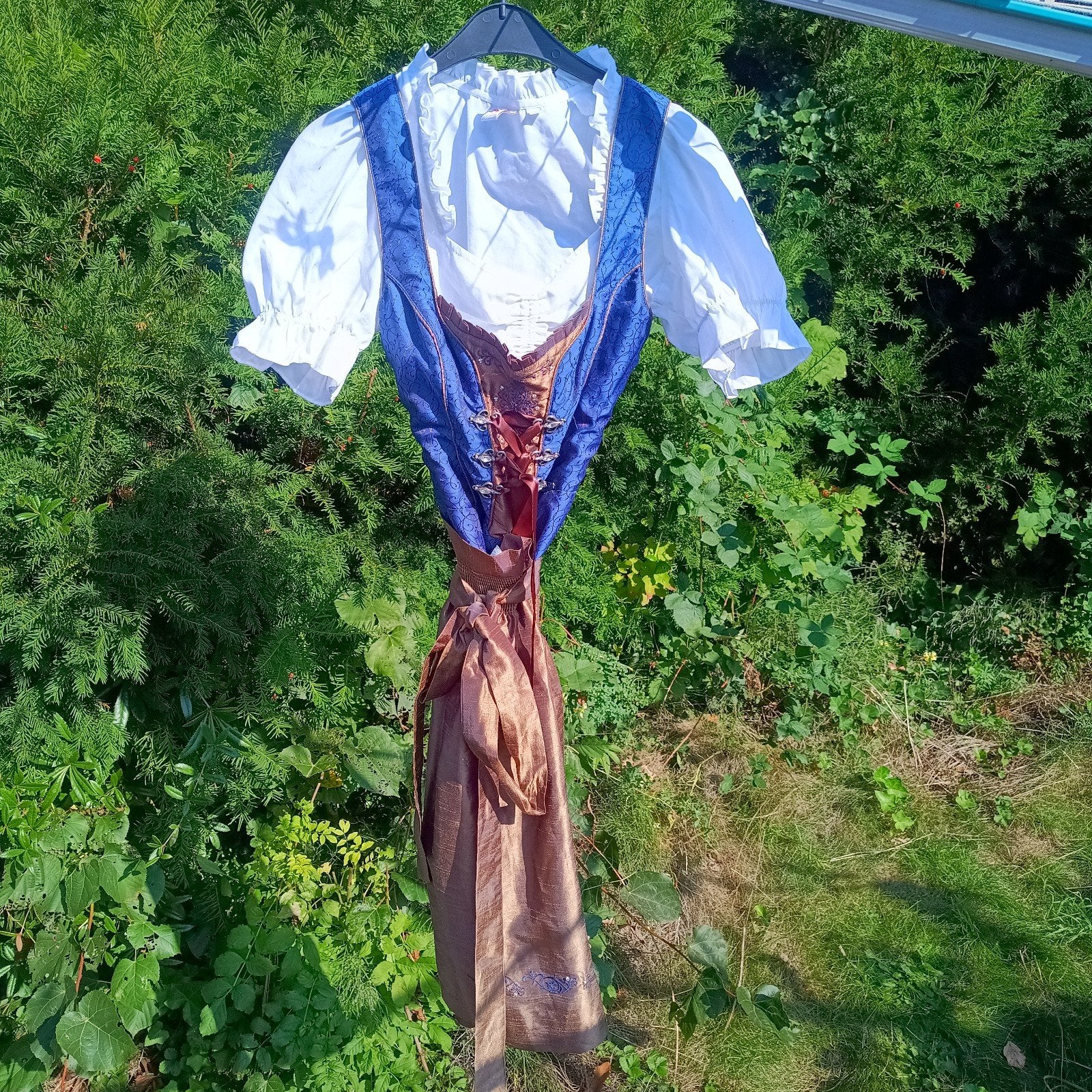 Spieth & Wensky 34 XS dirndl set jurk schort blouse sierraad, Ophalen of Verzenden, Zo goed als nieuw, Maat 34 (XS) of kleiner