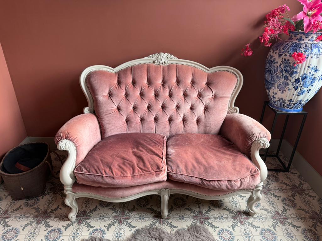 Banken (ook los te koop), Huis en Inrichting, Banken | Bankstellen, Ophalen, Gebruikt, 150 tot 200 cm, Vintage
