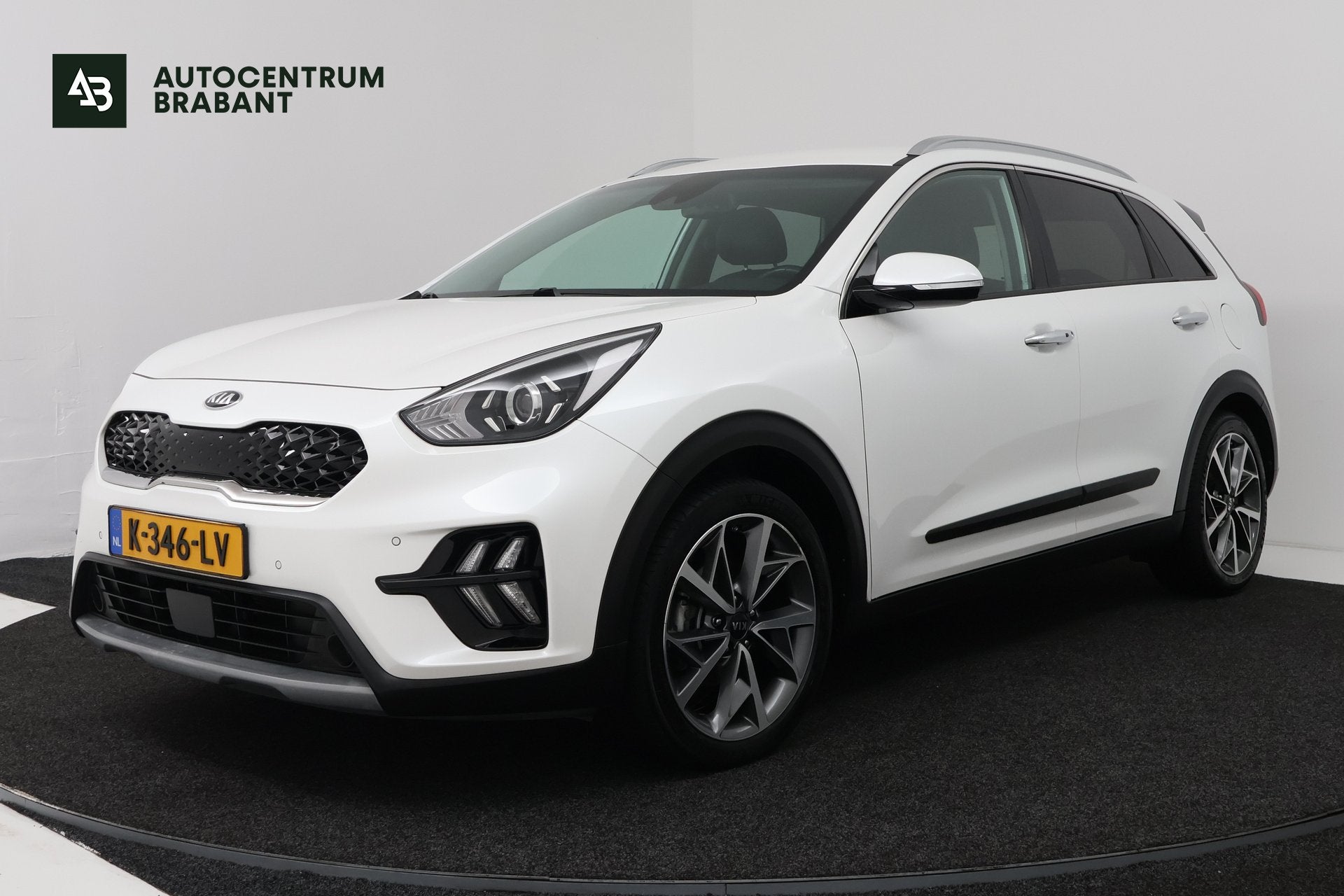 Kia Niro 1.6 GDi Hybrid DynamicPlusLine (CAMERA, STOEL/STUUR, 8 kWh, Gebruikt, Leder en Stof, Origineel Nederlands