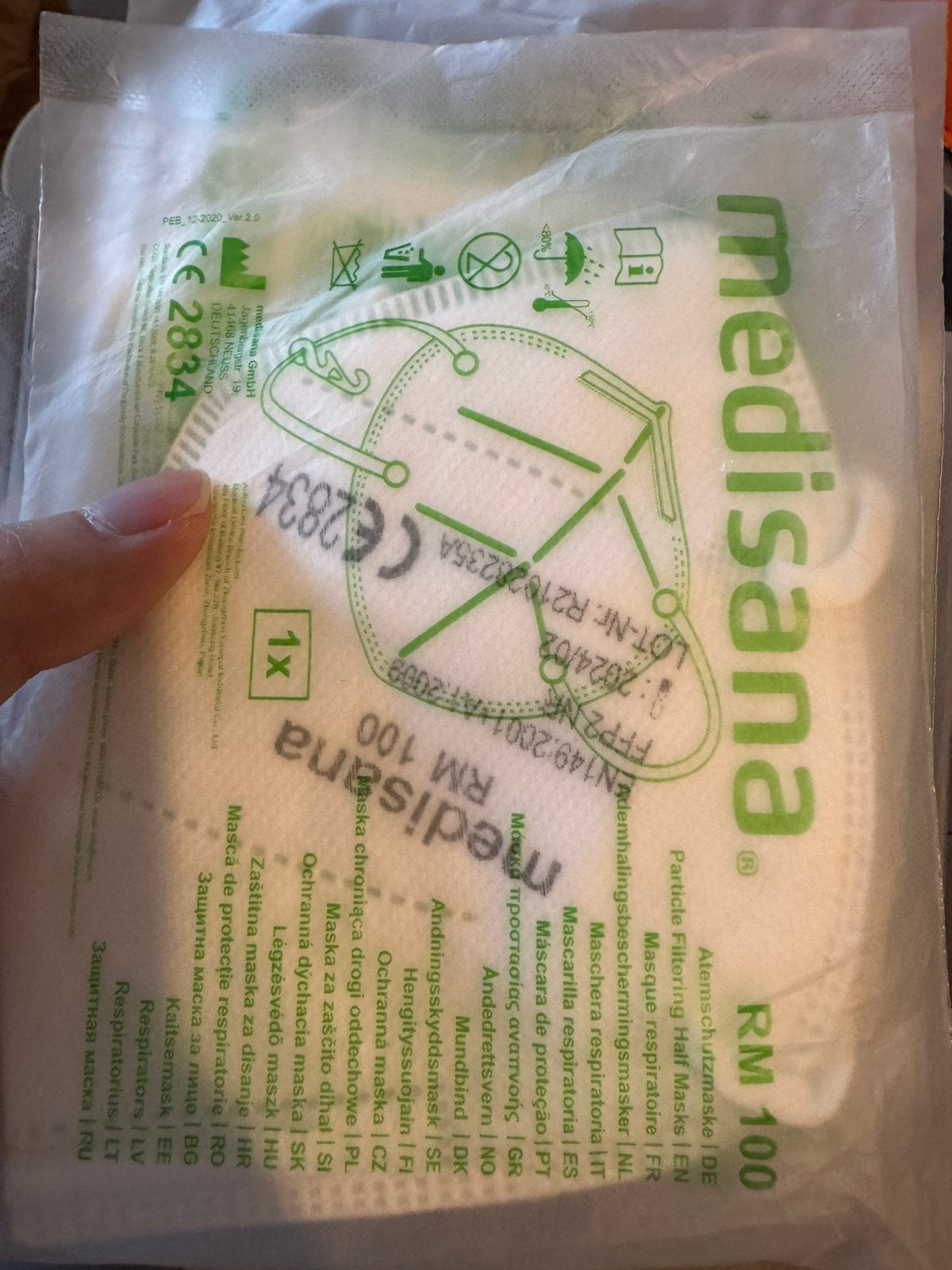5*ffp2 mask, Kleding | Heren, Ophalen of Verzenden, Nieuw