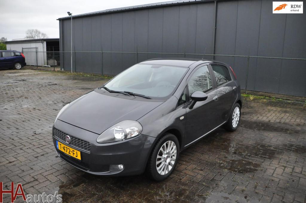 Fiat Grande Punto 1.4 Active 5-deurs *AIRCO*, Auto's, Fiat, Voorwielaandrijving, 4 cilinders, Elektrische ramen, 400 kg