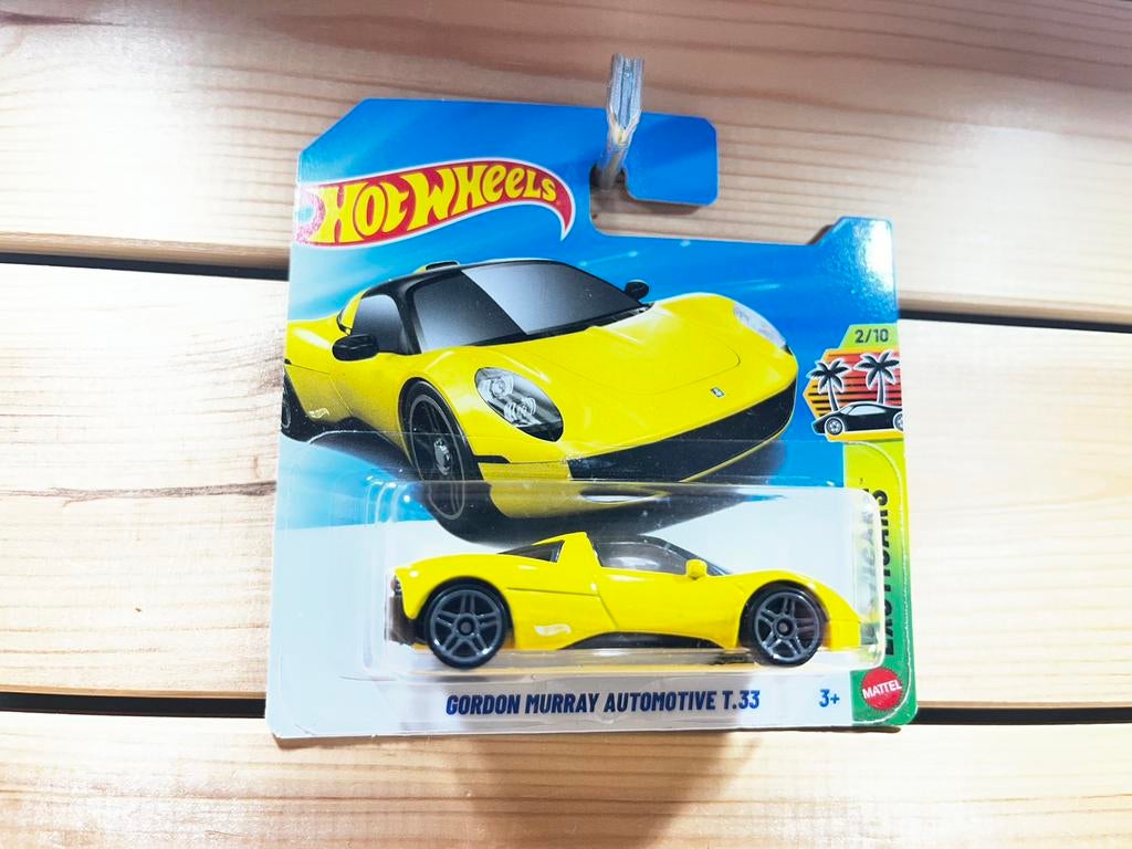 Gordon Murray Automotive T.33 hotwheels, Ophalen of Verzenden, Zo goed als nieuw, Auto