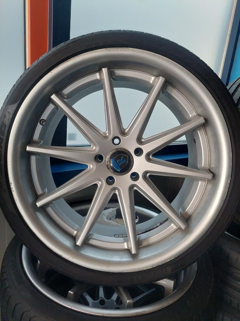 20 inch Rohanna RC10 velgen BMW Mercedes, Ophalen, Gebruikt, 275 mm, Banden en Velgen