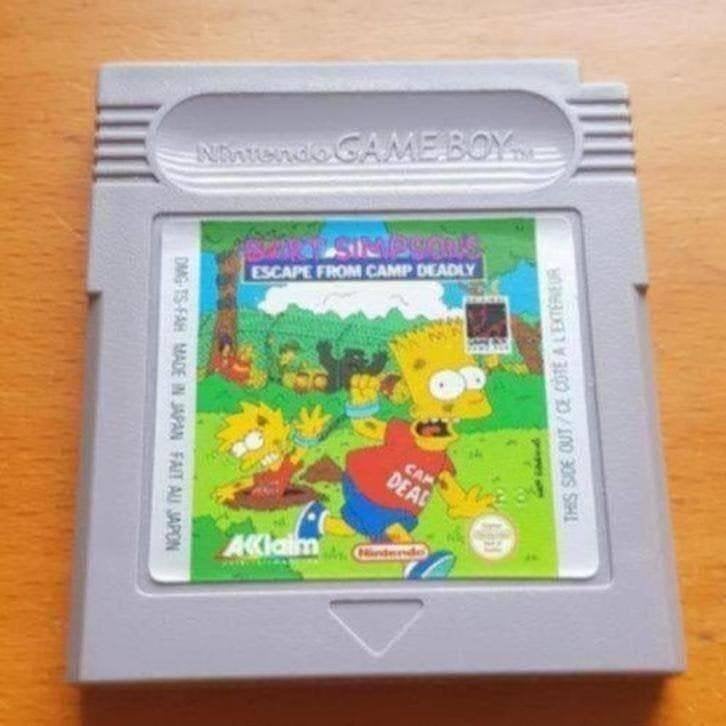 GAMEBOY | Bart Simpson's Escape from Camp Deadly, Spelcomputers en Games, Avontuur en Actie, Gebruikt, 1 speler, Ophalen of Verzenden