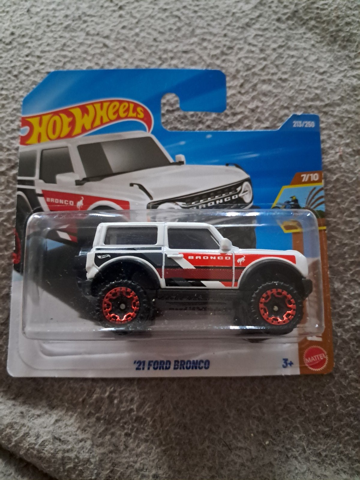 Hot Wheels 21 Ford Bronco wit nieuw in verpakking, Ophalen of Verzenden, Nieuw, Auto