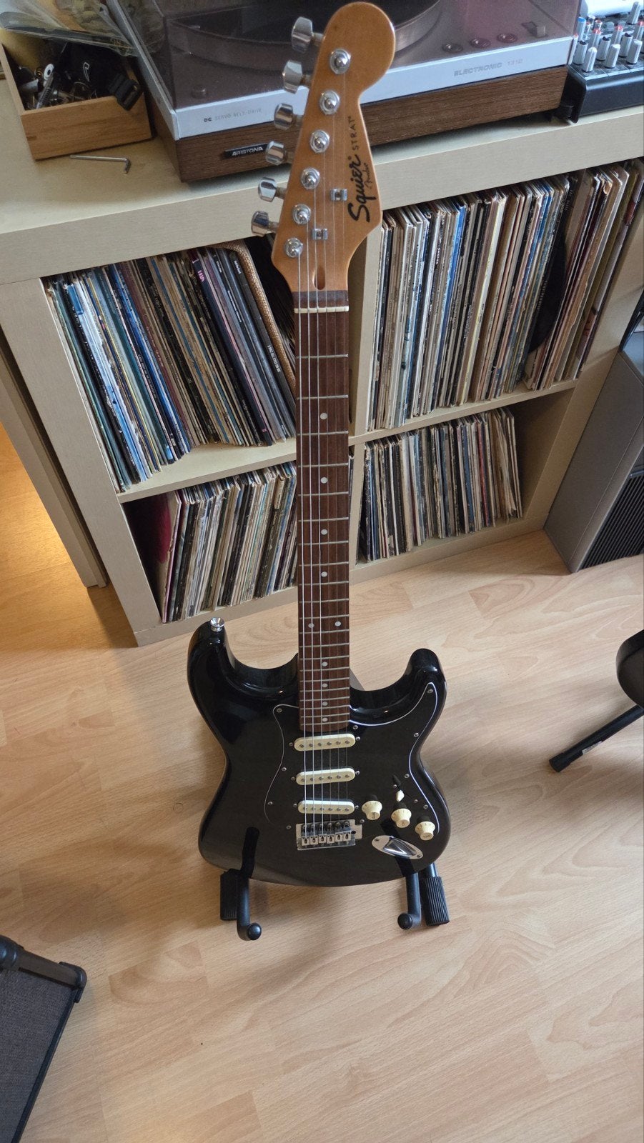 Fender Squier Stratocaster (1990) met Line 6 versterker, Ophalen, Fender, Gebruikt, Met versterker