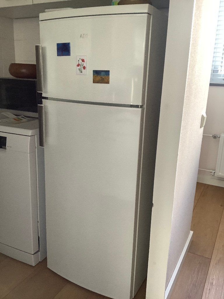 koel-vriescombinatie, Huis en Inrichting, Ophalen, Gebruikt, Wit, 50 tot 100 cm