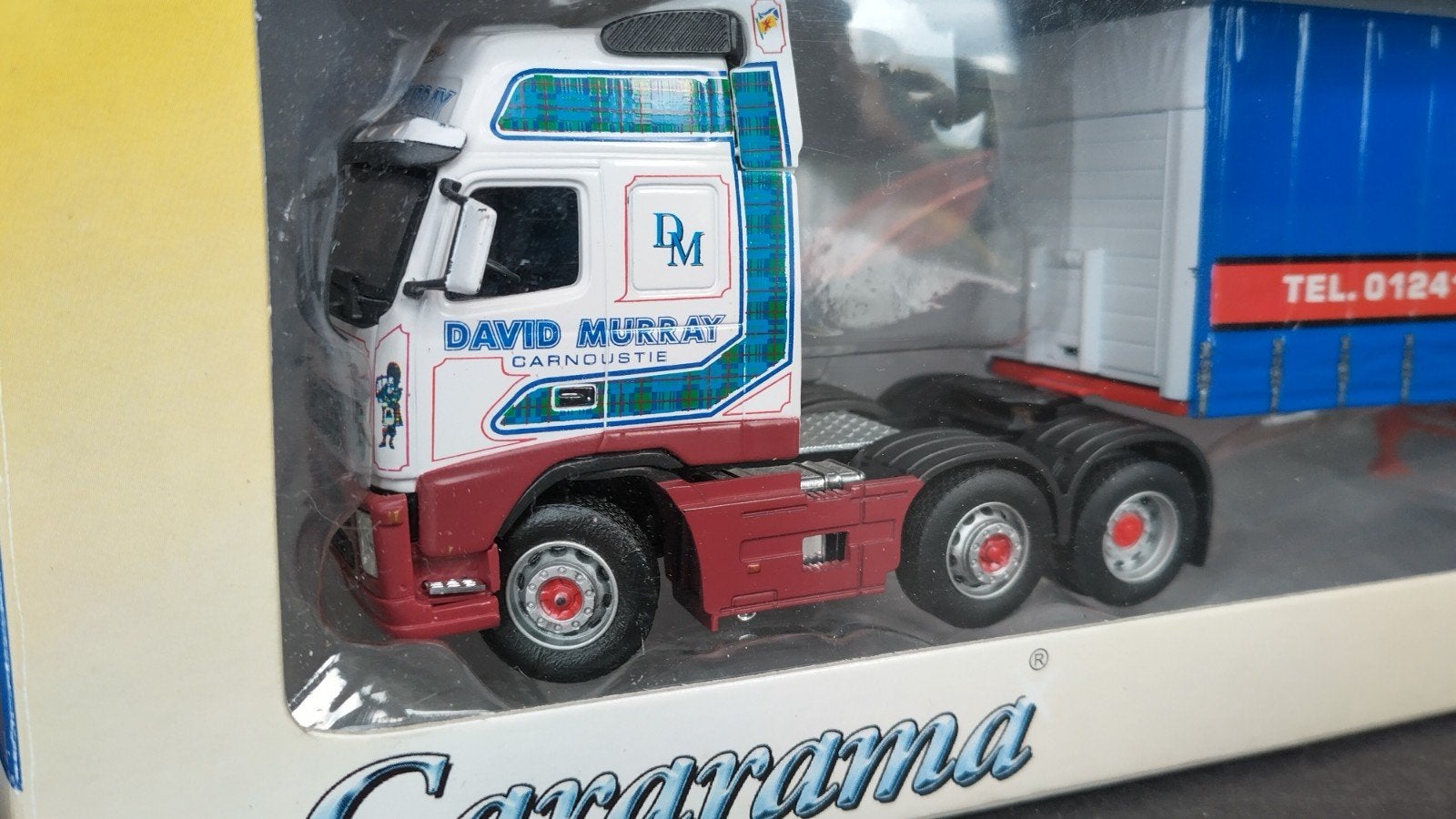 Volvo FH 12 David Murray 1:50 Cararama Pol, Overige merken, ., Ophalen of Verzenden, Zo goed als nieuw