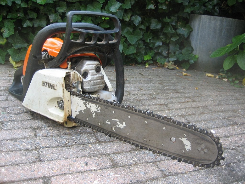 Stihl MS211 Kettingzaag Motorkettingzaag Benzine, Ophalen, Gebruikt, Overige soorten, Stihl