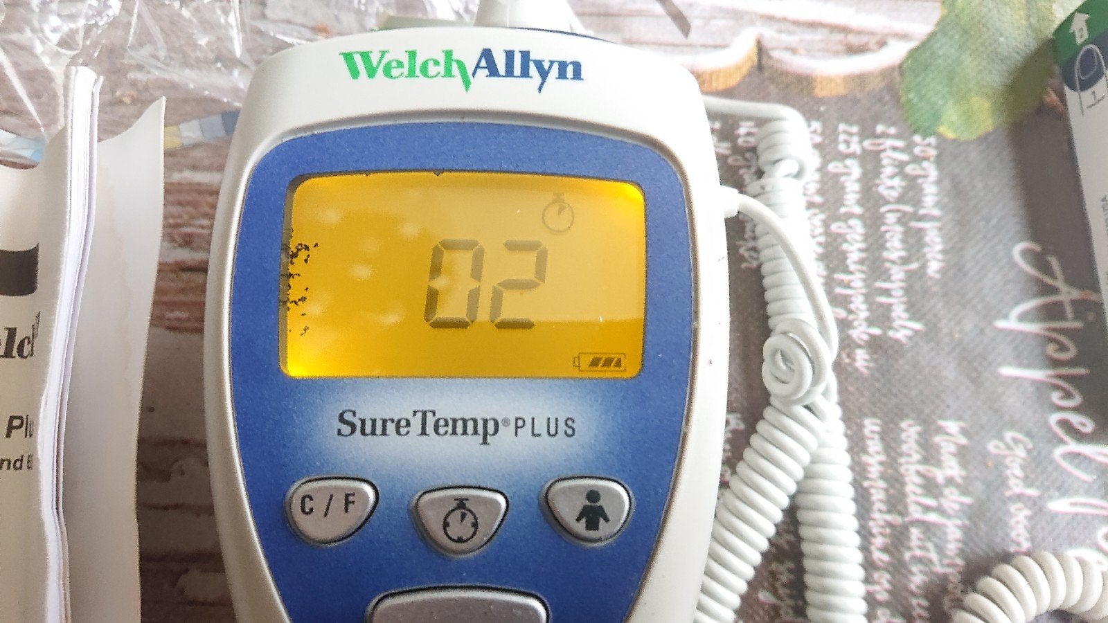 Welch Allyn Suretemp plus koortsthermometer, Ophalen of Verzenden, Zo goed als nieuw