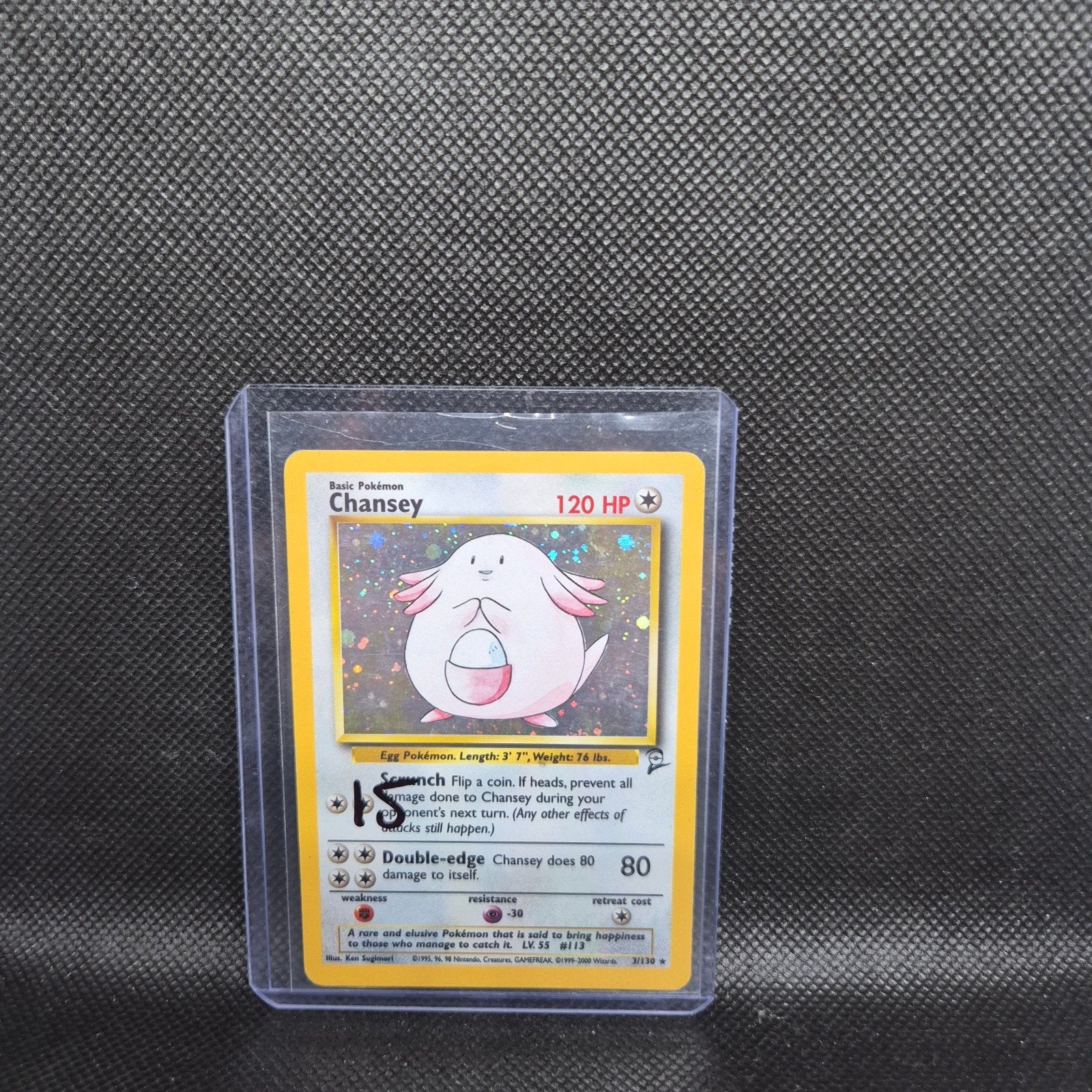 Chansey Base Set 2, Ophalen of Verzenden, Zo goed als nieuw