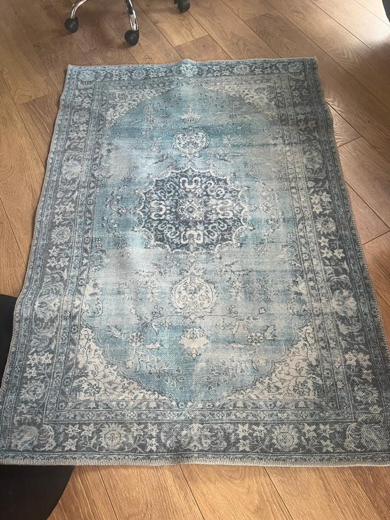 Vloerkleed van Brinker Carpet, Gebruikt, 100 tot 150 cm, Blauw, Ophalen of Verzenden
