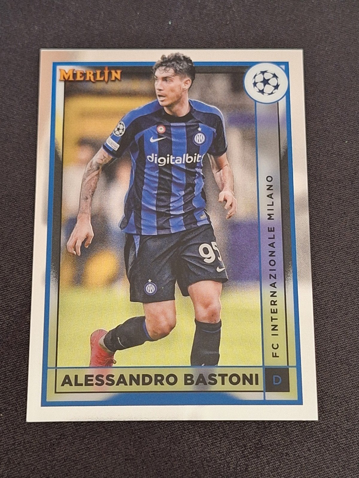 Alessandro Bastoni #66 2022 Topps Merlin Chrome UCC, Ophalen of Verzenden, Nieuw, Plaatje