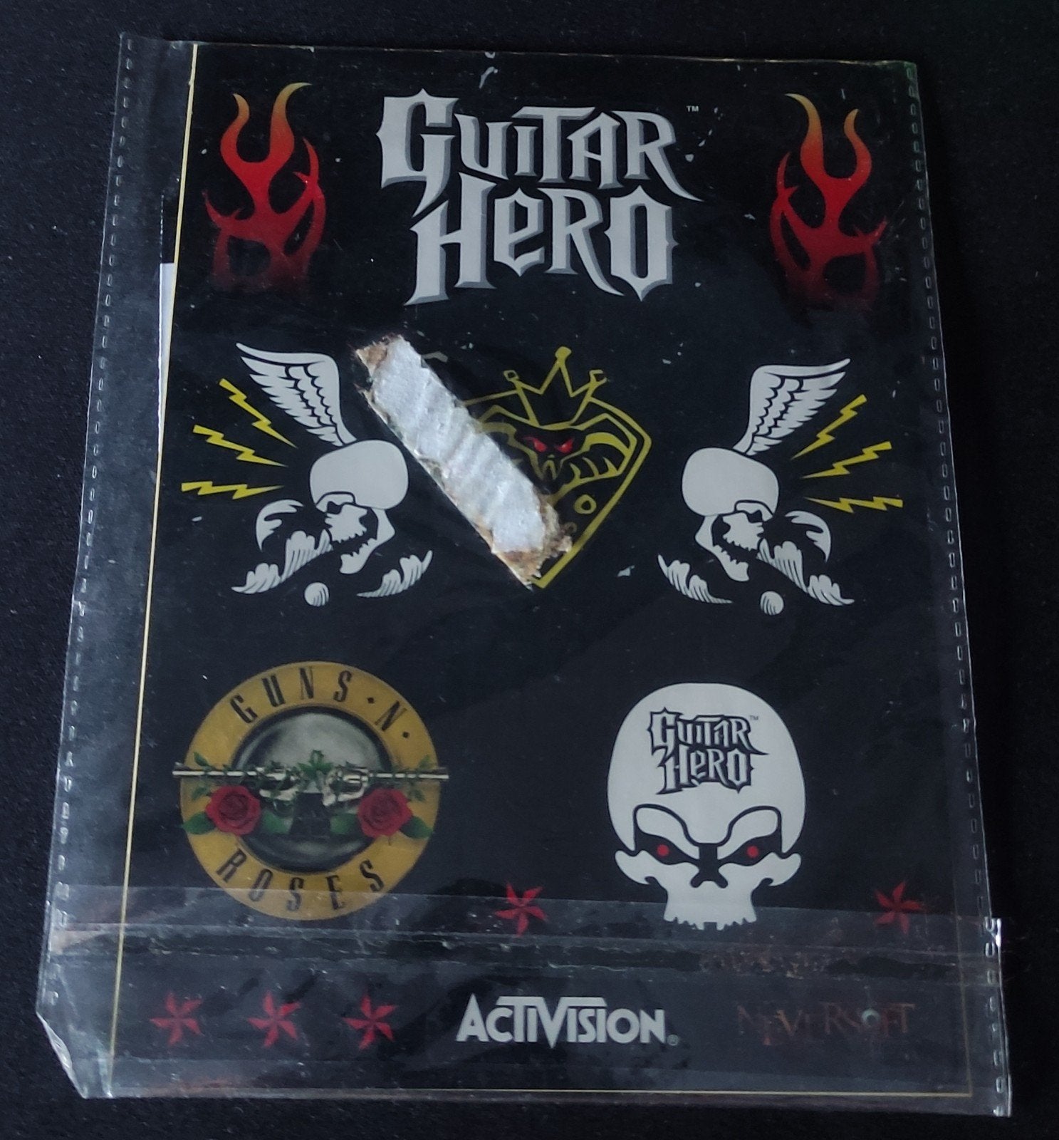 Originele Guitar Hero 3 stickers ongebruikt, Ophalen of Verzenden, Zo goed als nieuw