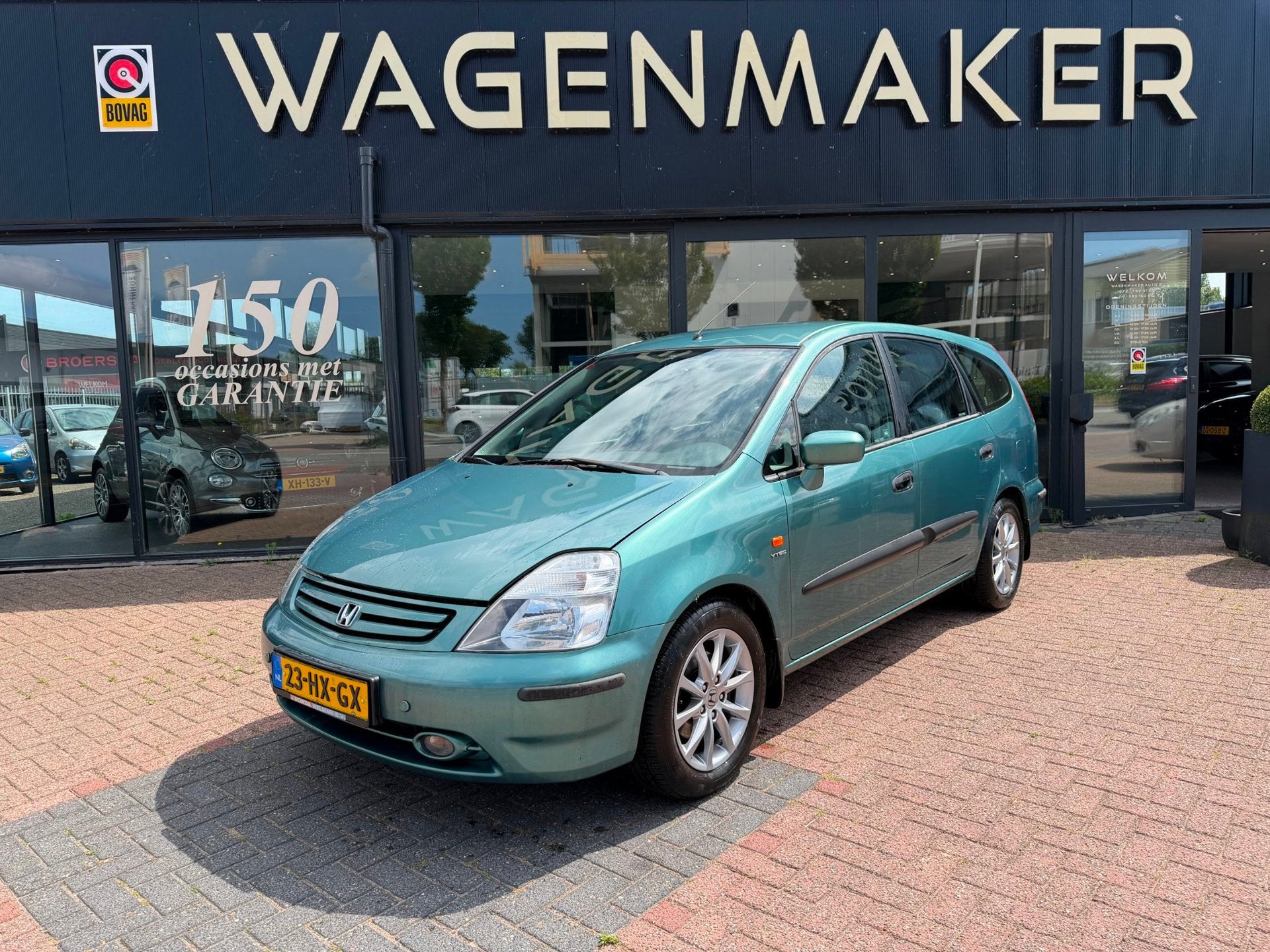 Honda Stream 1.7i ES Airco werkend|7 Persoons|Rijdt Goed!, Auto's, Gebruikt, 4 cilinders, Origineel Nederlands, Handgeschakeld