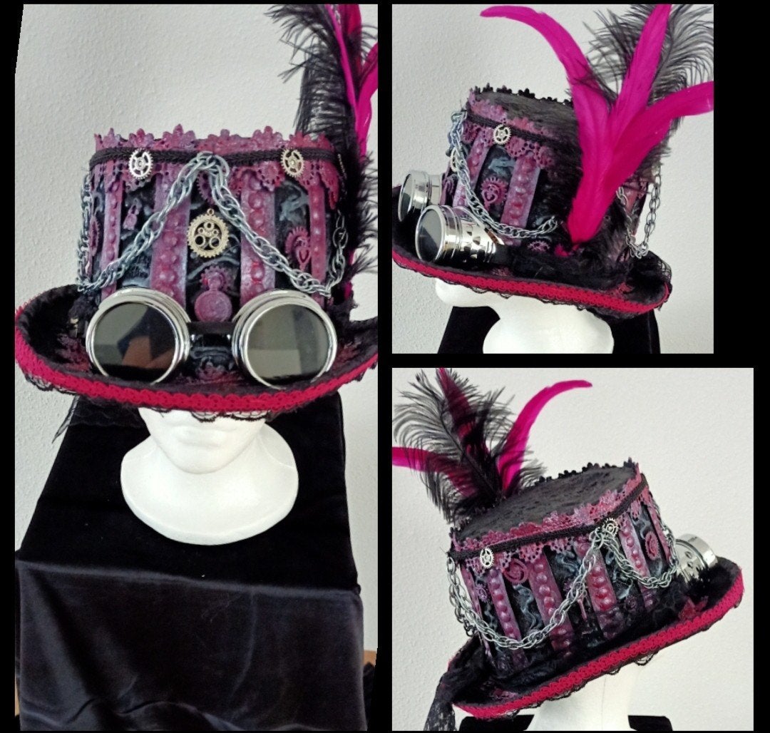 Steampunk hoed, Hobby en Vrije tijd, Ophalen of Verzenden